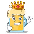 King beer character cartoon style