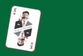 King of Business playing card