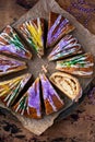 King cake for Mardi Gras