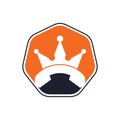 King call vector logo design.