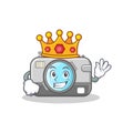 King camera character cartoon design