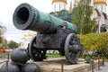 King Cannon in Moscow Kremlin. Color photo.