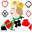 King of Cards Royalty Free Stock Photo