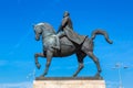 King Carol I statue in Bucharest, Royalty Free Stock Photo