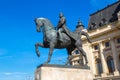 King Carol I statue in Bucharest Royalty Free Stock Photo