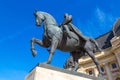 King Carol I statue in Bucharest Royalty Free Stock Photo