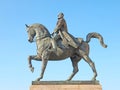 King Carol I statue in Bucharest, Romania Royalty Free Stock Photo