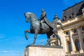 King Carol I statue in Bucharest, Royalty Free Stock Photo