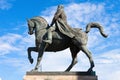 King Carol statue in Bucharest Royalty Free Stock Photo