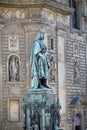 King Charles the fourth monument in Prague Royalty Free Stock Photo