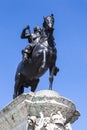 King Charles 1st Statue in Trafalgar Square, London Royalty Free Stock Photo