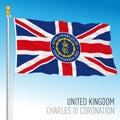 King Charles Third Coronation fantasy flag, UK