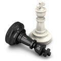 King chess mate Royalty Free Stock Photo