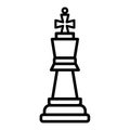 King chess piese icon