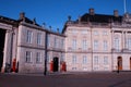 King Christian VII palace, Amalienborg, Copenhagen, Denmark Royalty Free Stock Photo