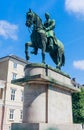 King Christian X Equestrian Statue, Copenhagen, Denmark Royalty Free Stock Photo