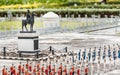 King Chulalongkorn Monument in Mini Siam Park. Thailand Royalty Free Stock Photo