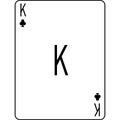 King of clubs. A deck of poker cards