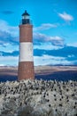 Les eclaireurs lighthouse, ushuaia, argentina Royalty Free Stock Photo