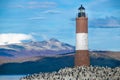 Les eclaireurs lighthouse, ushuaia, argentina Royalty Free Stock Photo