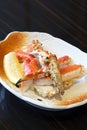 King crab grill Royalty Free Stock Photo