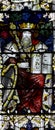 King David in stained glass Royalty Free Stock Photo