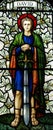 King David(young) in stained glass Royalty Free Stock Photo