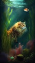 King of the Deep: A Portrait of a Majestic Cat