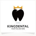 King Dental Logo Design Template Inspiration
