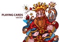 King of diamonds playing card suit