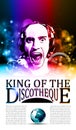 King of the discotheque flyer Royalty Free Stock Photo