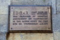 King Edgar Plaque in Bath