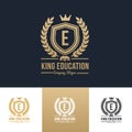 King education Logo template