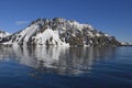 King Edward Cove Landscape, South Georgia and the Sandwich Islands, Antarctica Royalty Free Stock Photo