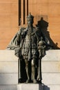 King Edward Statue - Australia Royalty Free Stock Photo