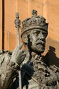 King Edward Statue - Australia Royalty Free Stock Photo