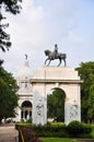 King Edward VII Arch in Victoria Memorial Royalty Free Stock Photo