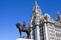 King Edward VII Monument in Liverpool Royalty Free Stock Photo