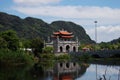 King Emperor Dinh Tien Hoang Temple and Nhat Tru Pagoda of Hoa Lu ancient capital for vietnamese people and foriegn travelers