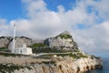 The King Fahad Bin Abdulaziz al Saud Mosque at Europa Point, Gibraltar Royalty Free Stock Photo