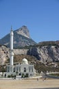 King Fahd bin Abdulaziz al-Saud Mosque - Gibraltar Royalty Free Stock Photo