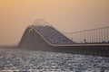 King Fahd causeway Royalty Free Stock Photo