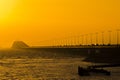 King Fahd causeway Royalty Free Stock Photo