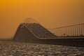 King Fahd causeway Royalty Free Stock Photo