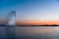 King Fahd Fountain - Jeddah Fountain Ã¢â¬â Sea Beach Sunset - Saudi Arabia Royalty Free Stock Photo