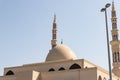 The King Faisal Mosque in Sharjah city, United Arab Emirates Royalty Free Stock Photo