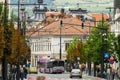 King Ferdinand Street - Cluj-Napoca - Romania Royalty Free Stock Photo