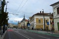 King Ferdinand Street - Cluj-Napoca - Romania Royalty Free Stock Photo