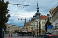 King Ferdinand Street - Cluj-Napoca - Romania Royalty Free Stock Photo
