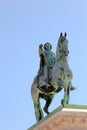King Frederik V on horseback